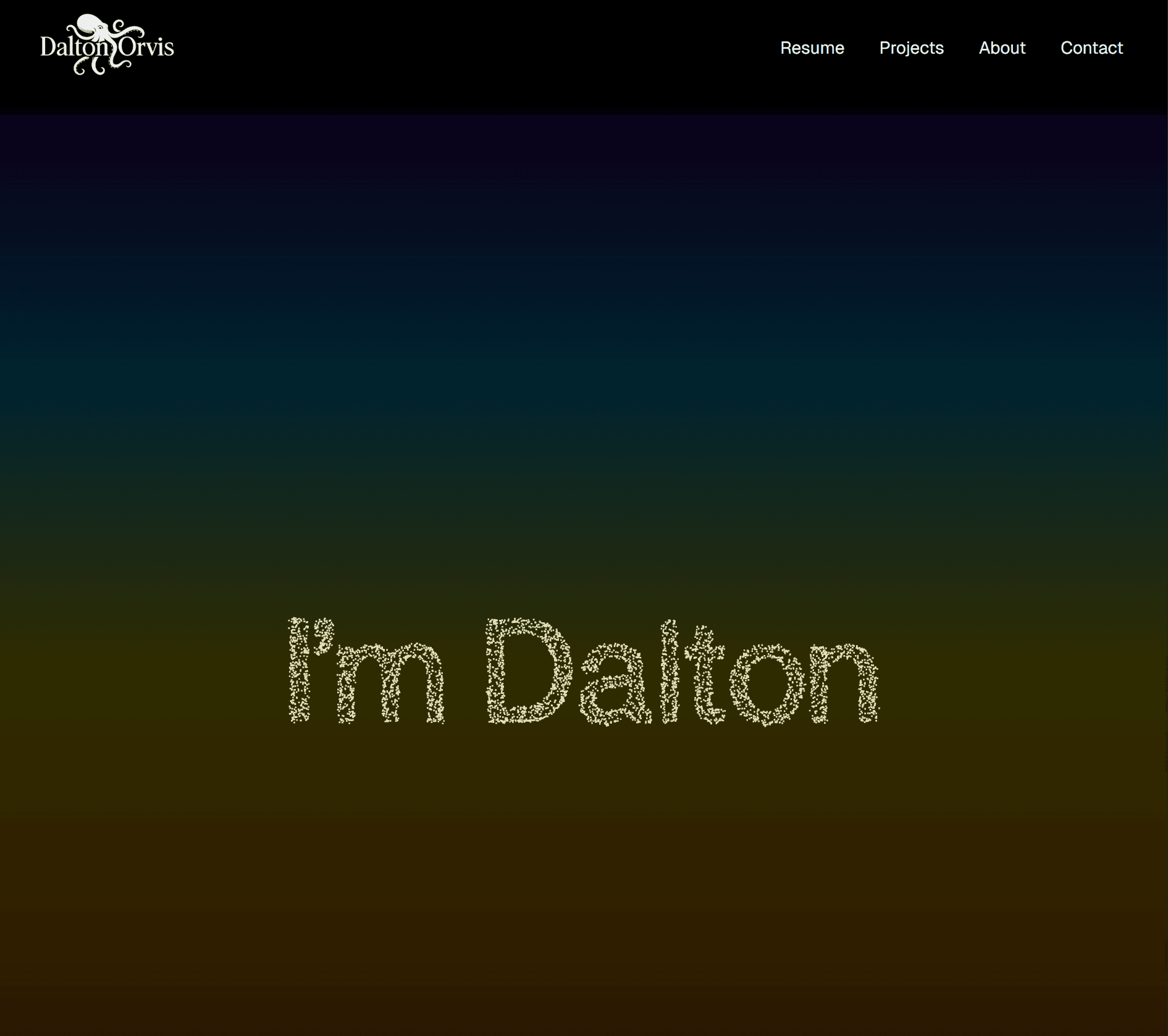 Screenshot of This Very Site
